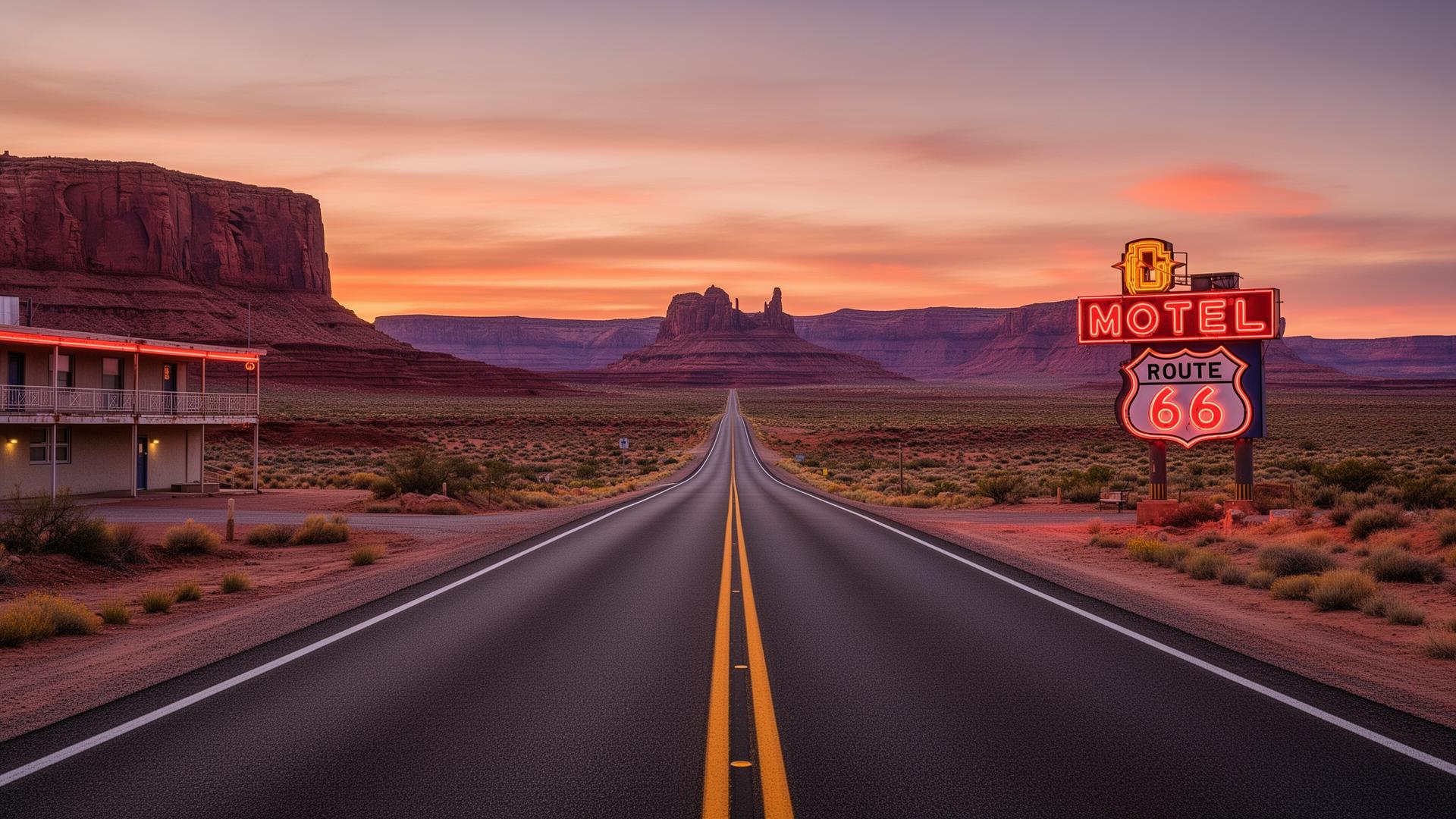 Route 66 . il sogno on the road