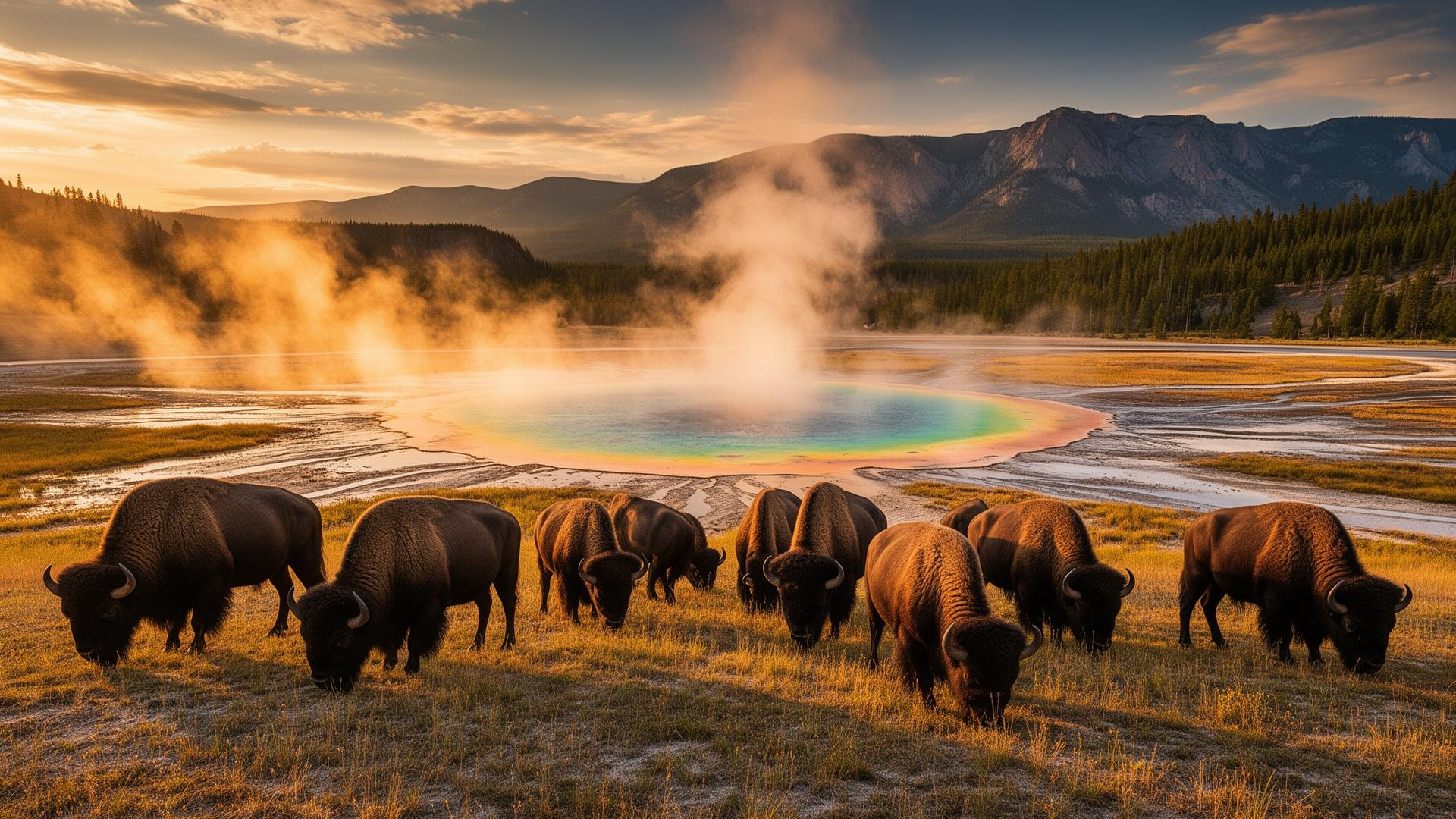 Yellowstone . la wilderness americana